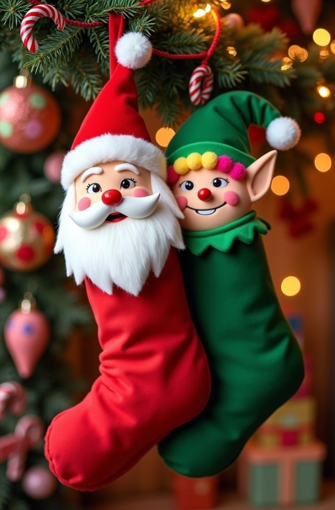 Character-Themed Stocking (Santa or Elf)-min