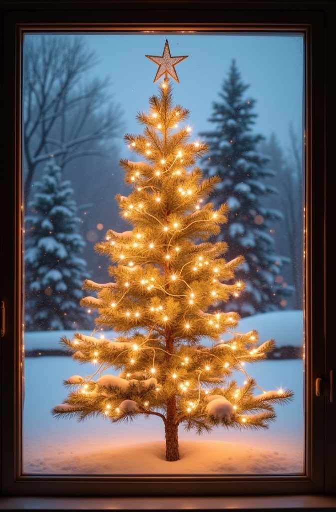 Christmas Tree Silhouettes