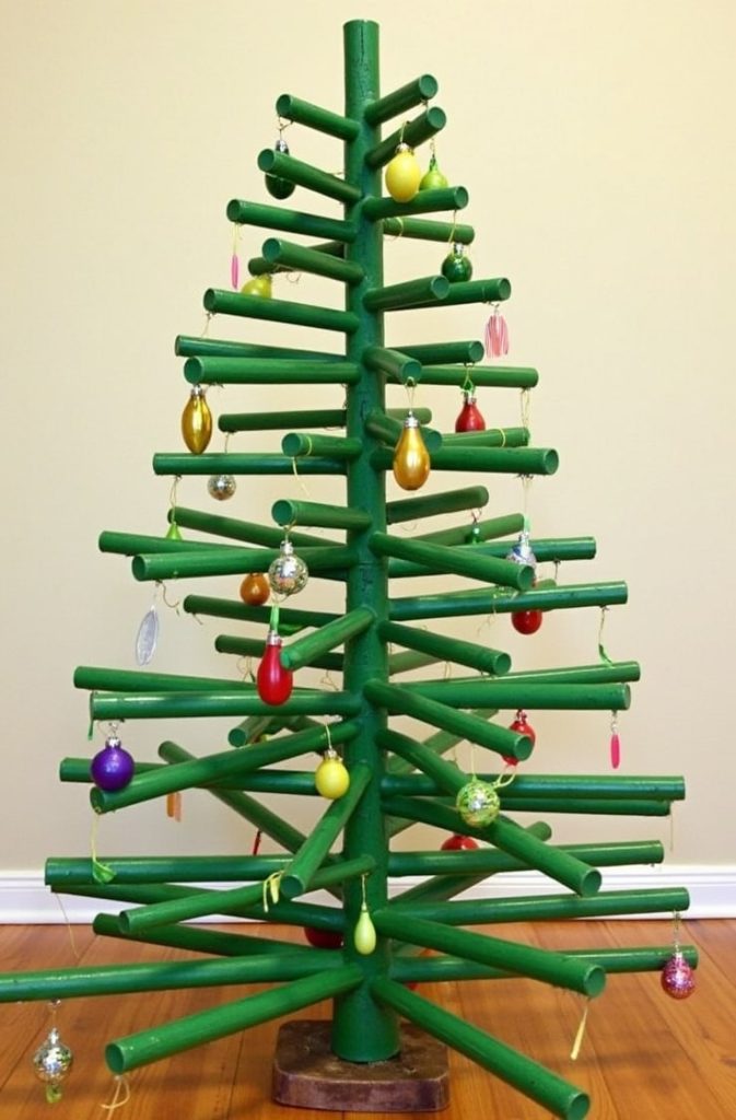 Eco-Friendly Recycled Grinch Tree