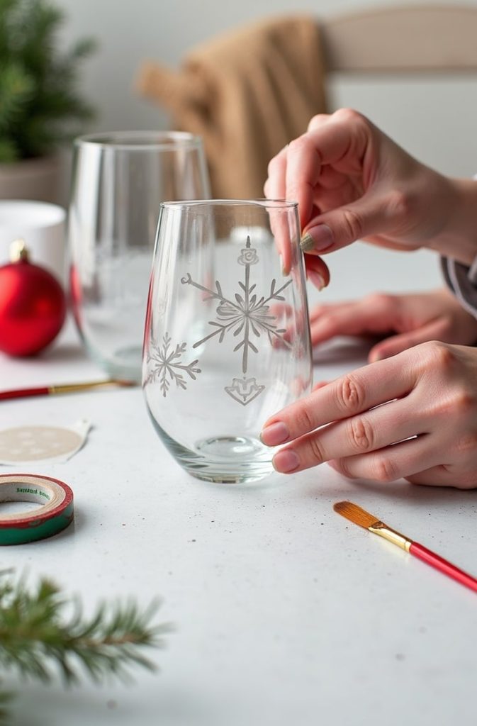 Etched Glassware for Mulled Wine