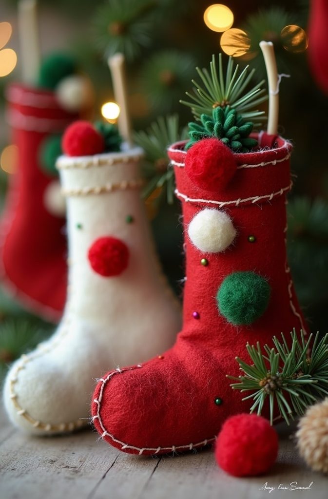 Felt Christmas Stockings