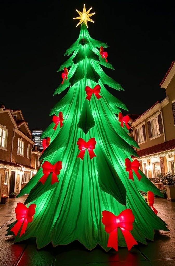 Giant Oversized Grinch Tree