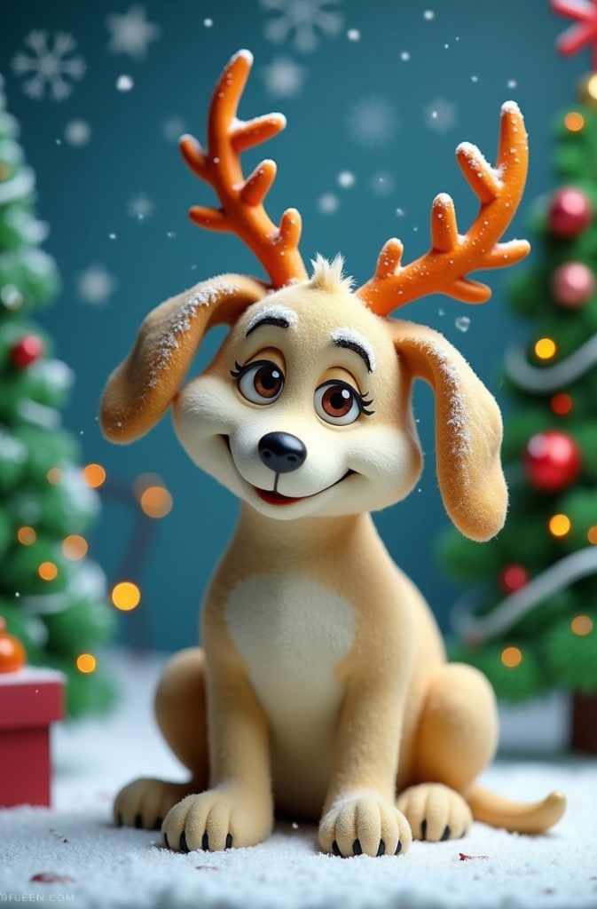 Grinch Max Dog Companion Statue