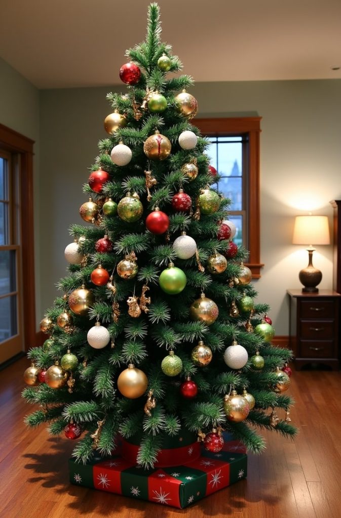 Grinch Ornament Overload Tree