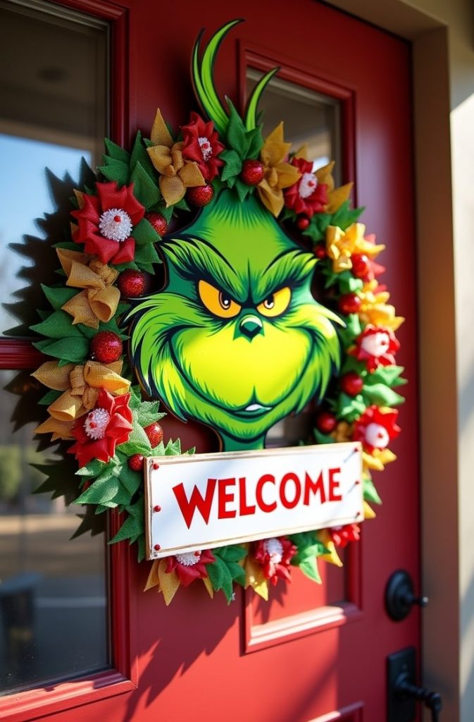 Grinch Wreath