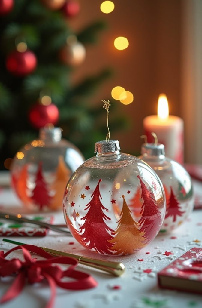 Hand-Painted Glass Ornaments