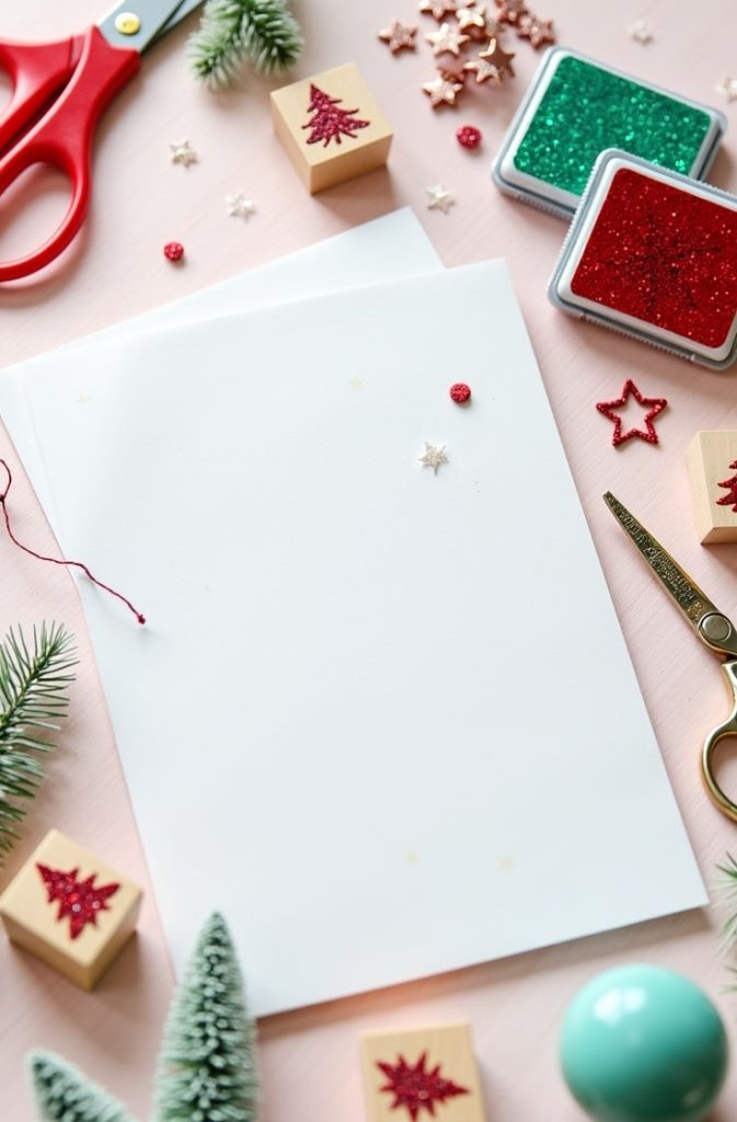 Hand-Stamped Holiday Cards