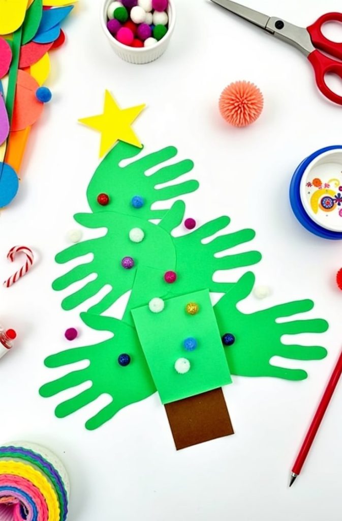 Handprint Christmas Tree
