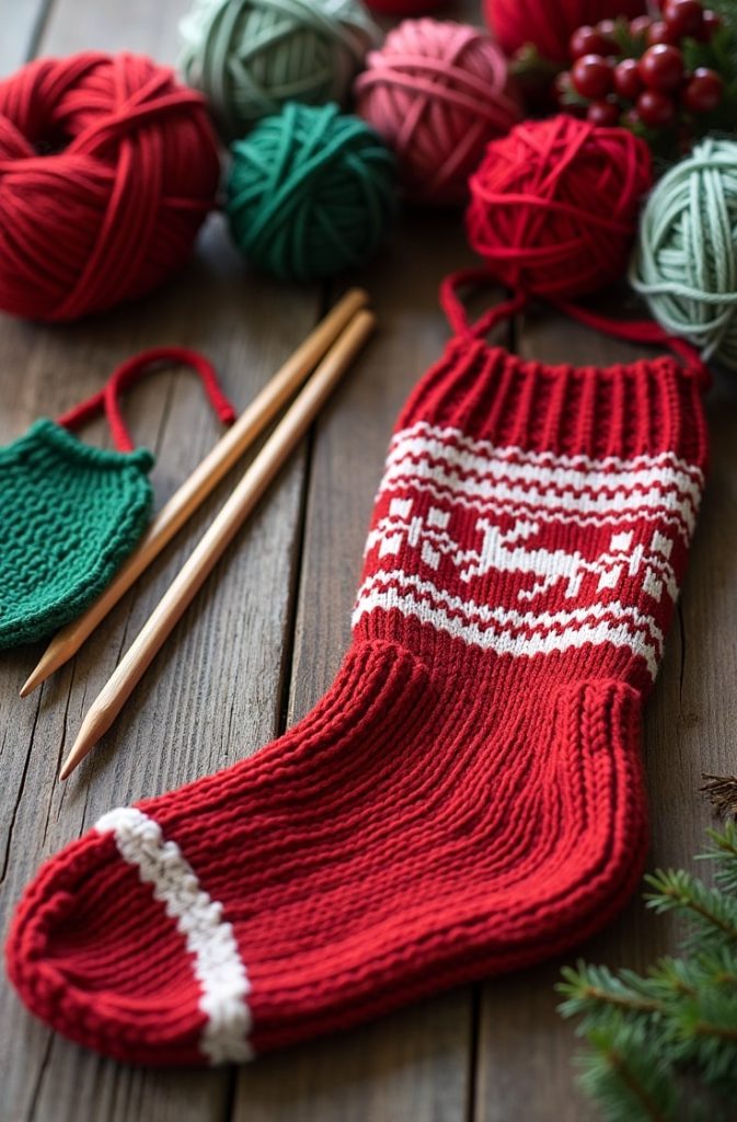 Knitted Christmas Stockings