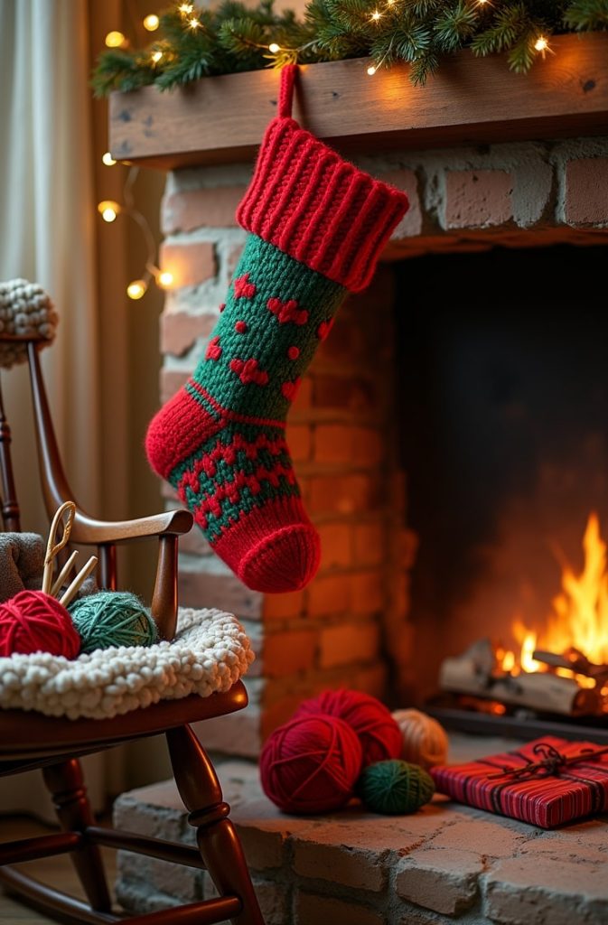  Knitted Wool Stocking