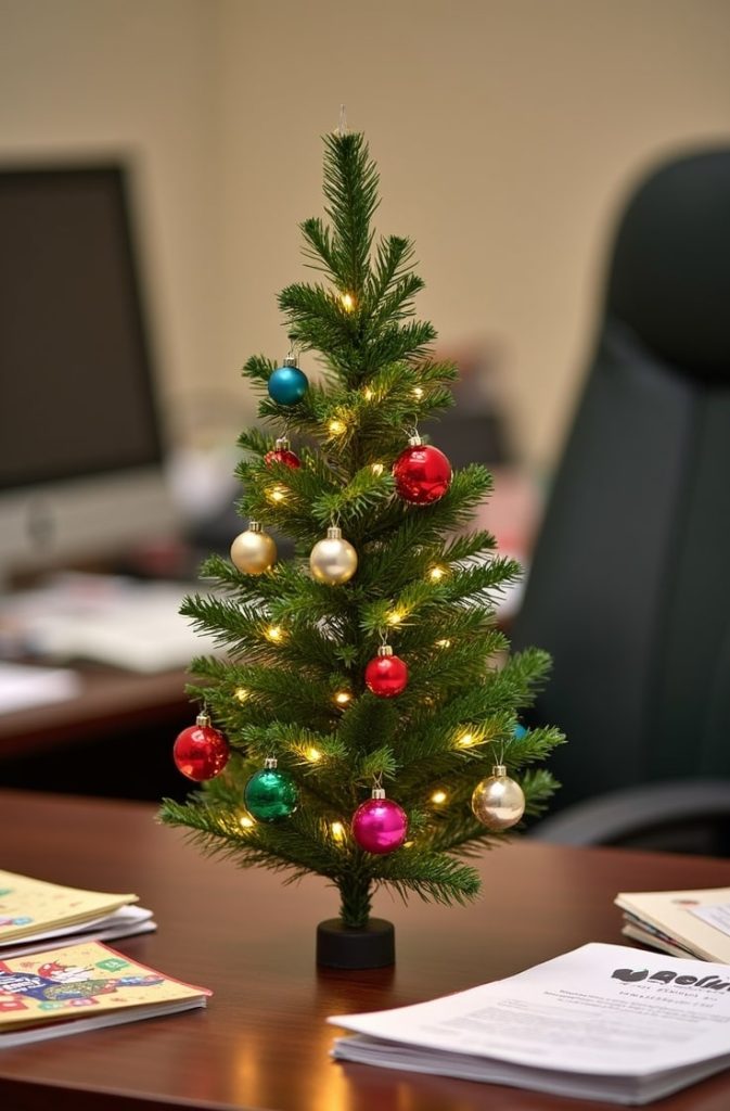 Mini Christmas Tree for Desks