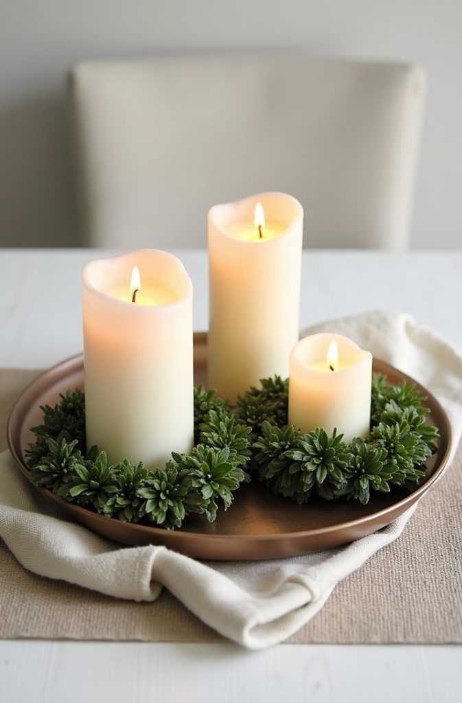 Mini Christmas Wreath Trio
