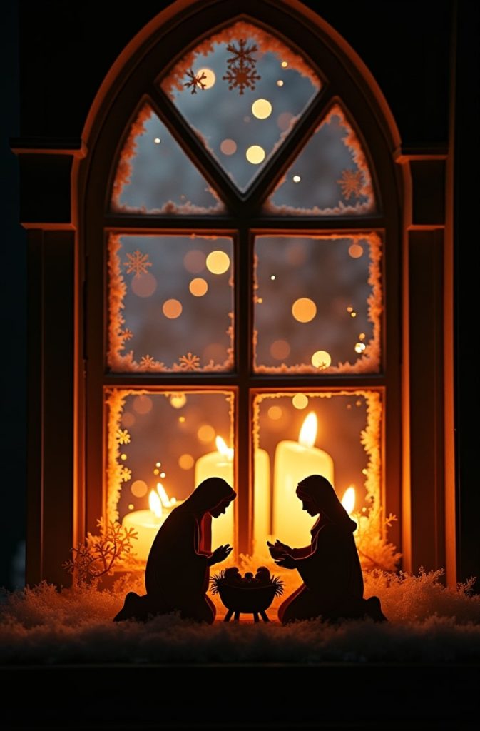 Nativity Scene Silhouettes