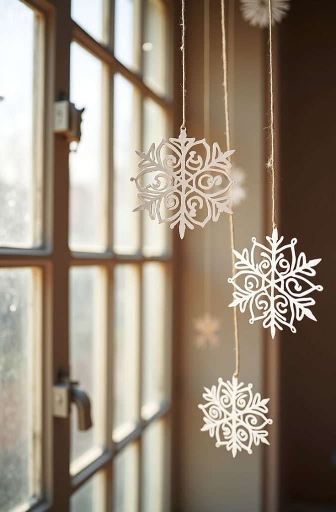 Paper Snowflake Garlands (Beginner, Kid-Friendly)