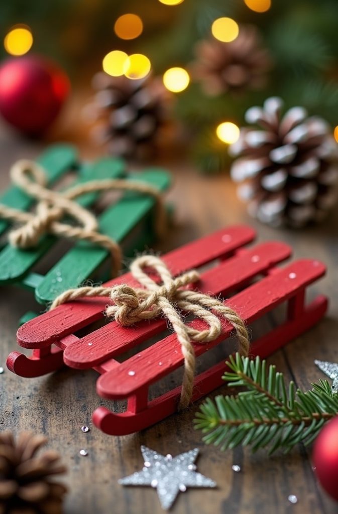 Popsicle Stick Sleds (Beginner, Kid-Friendly)