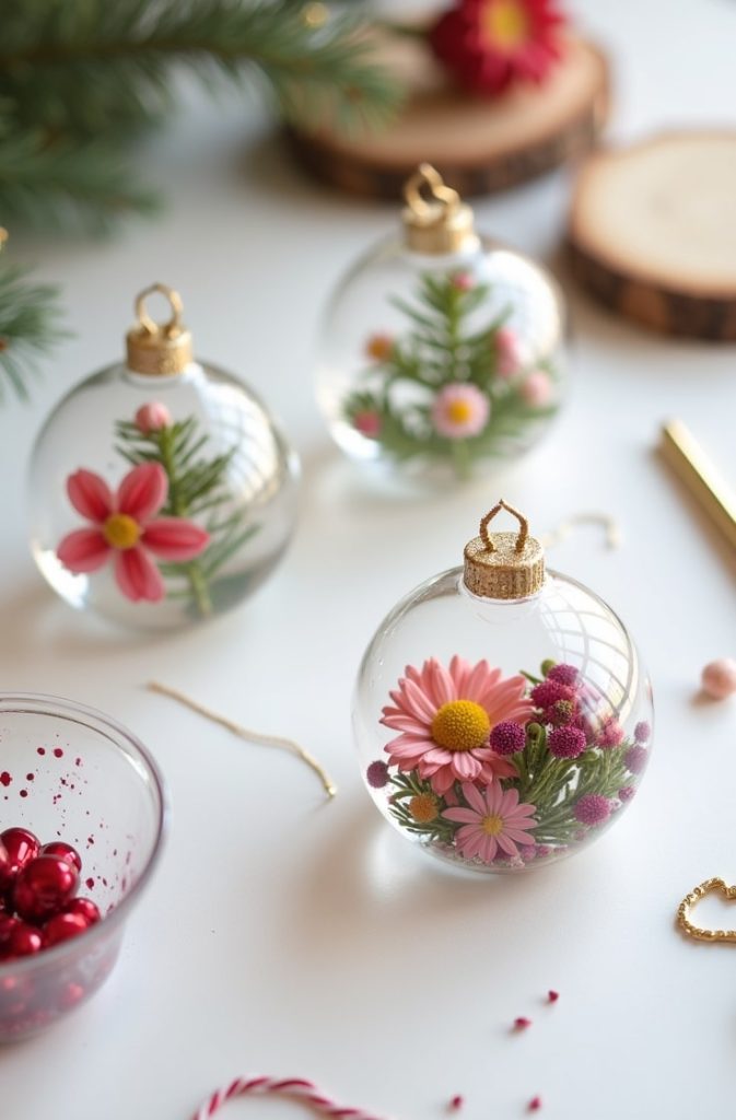 Pressed Flower Ornaments