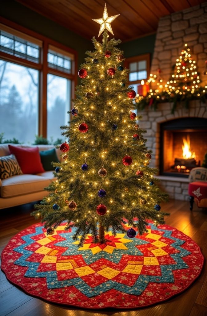 Quilted Tree Skirt (Advanced, Decoration)