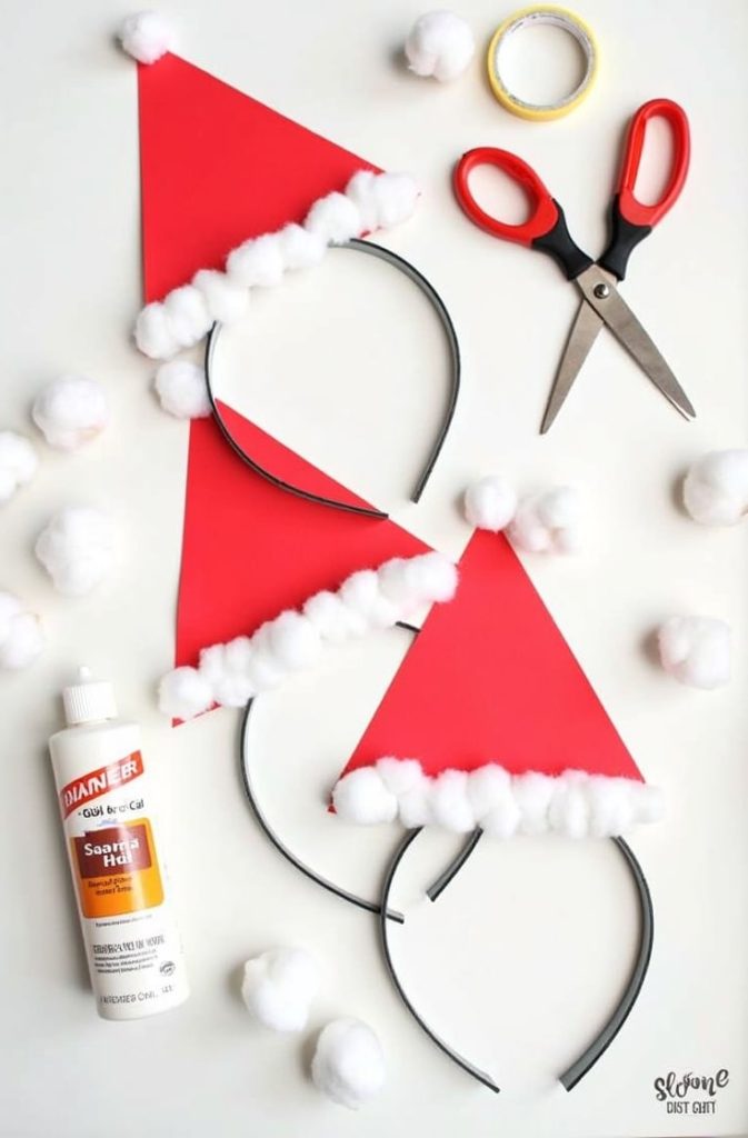 Santa Hat Headbands