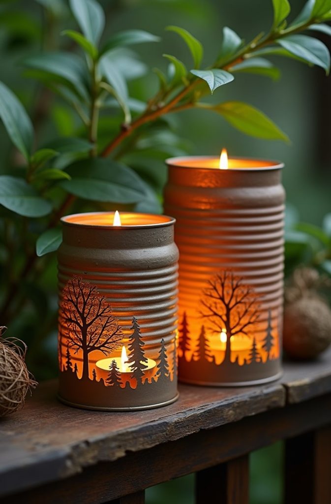 Upcycled Tin Can Lanterns (Intermediate, Eco-Friendly)