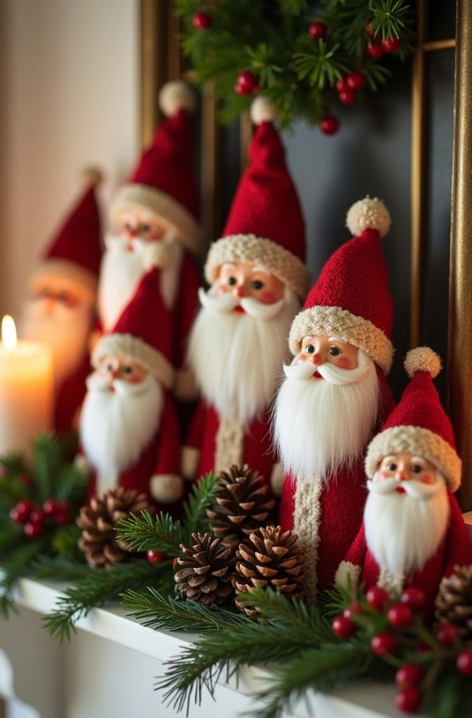 Vintage Santa Figurines