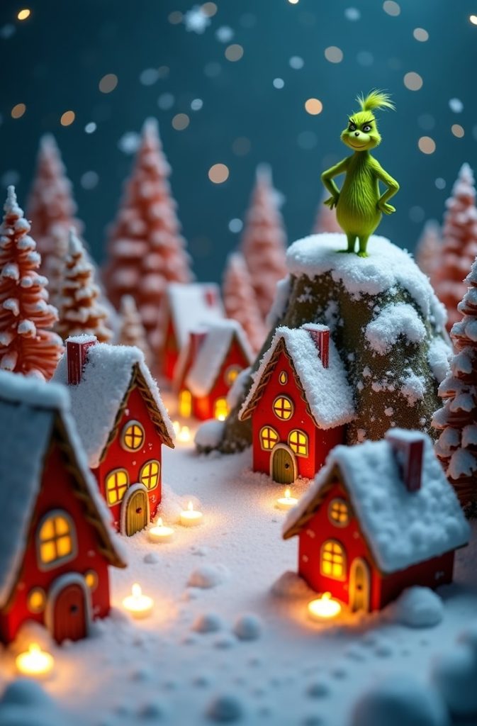 Whoville Village Miniature Setup
