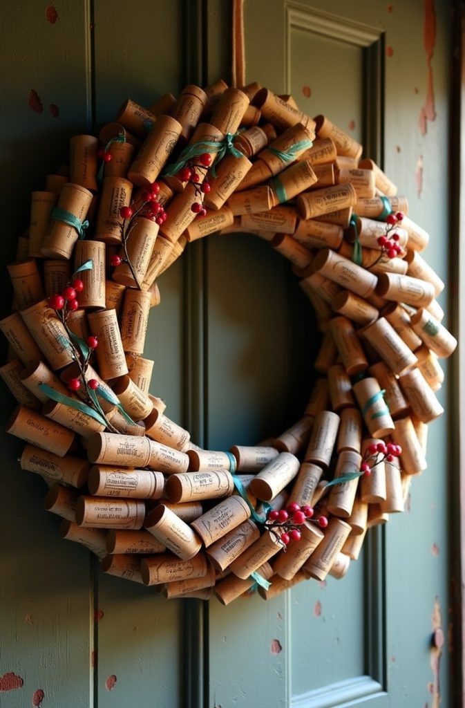  Wine Cork Wreath (Intermediate, Eco-Friendly)