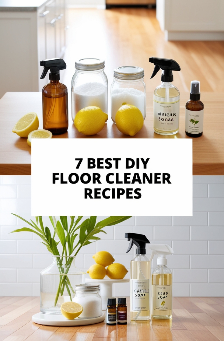 7 Best DIY Floor Cleaner Recipes for Every Floor Type