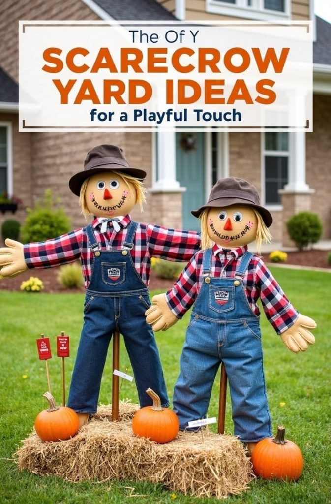 Add Scarecrow Yard Ideas for a Playful Touch