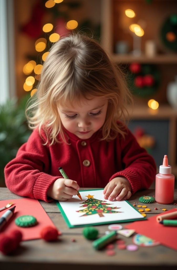 Christmas Card Craft for Toddlers-min