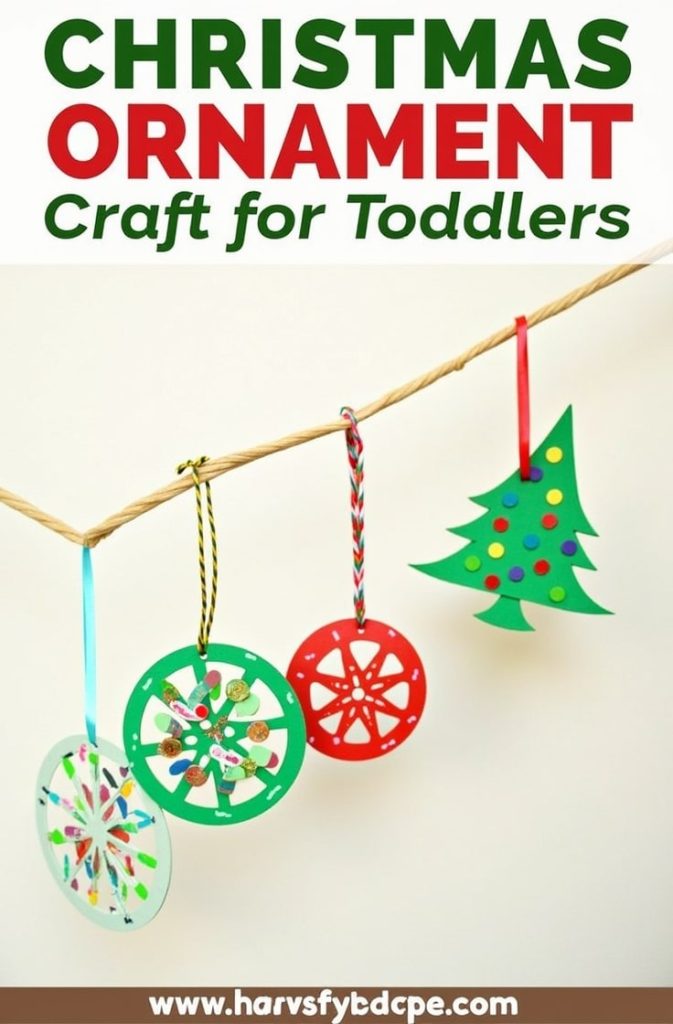 Christmas Ornament Craft for Toddlers