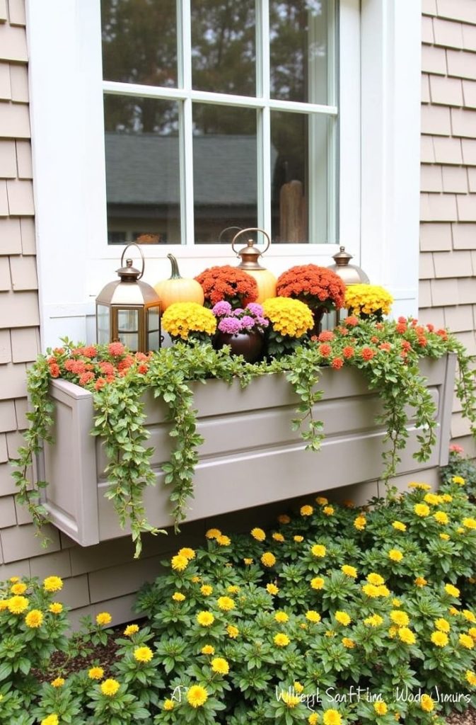 Create a Fall Window Box or Fence Display