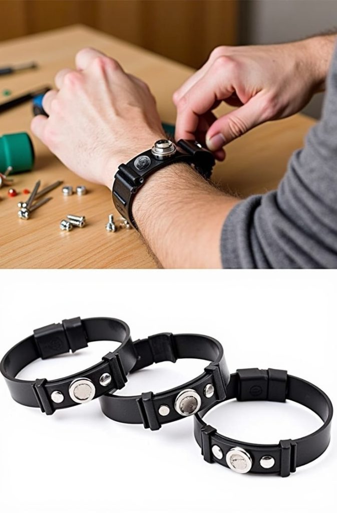 Magnetic Wristband for Tools