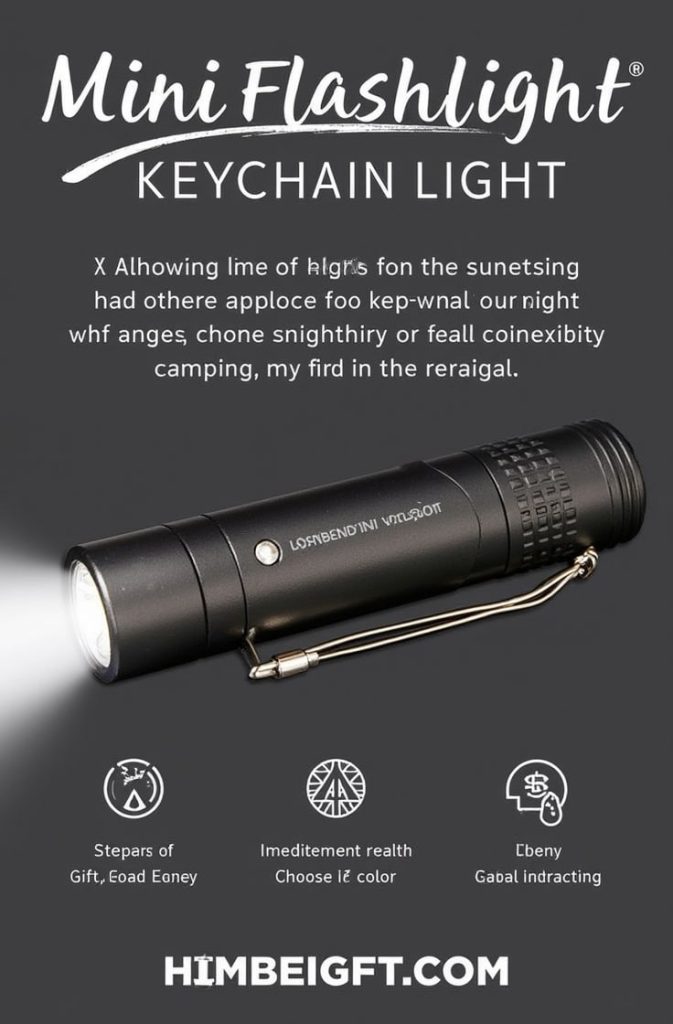 Mini Flashlight or Keychain LED Light