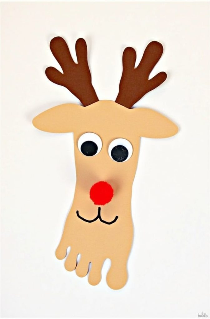 Reindeer Handprint Craft