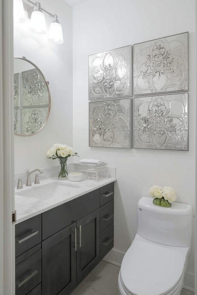 Display Silver Wall Art to Add Personality