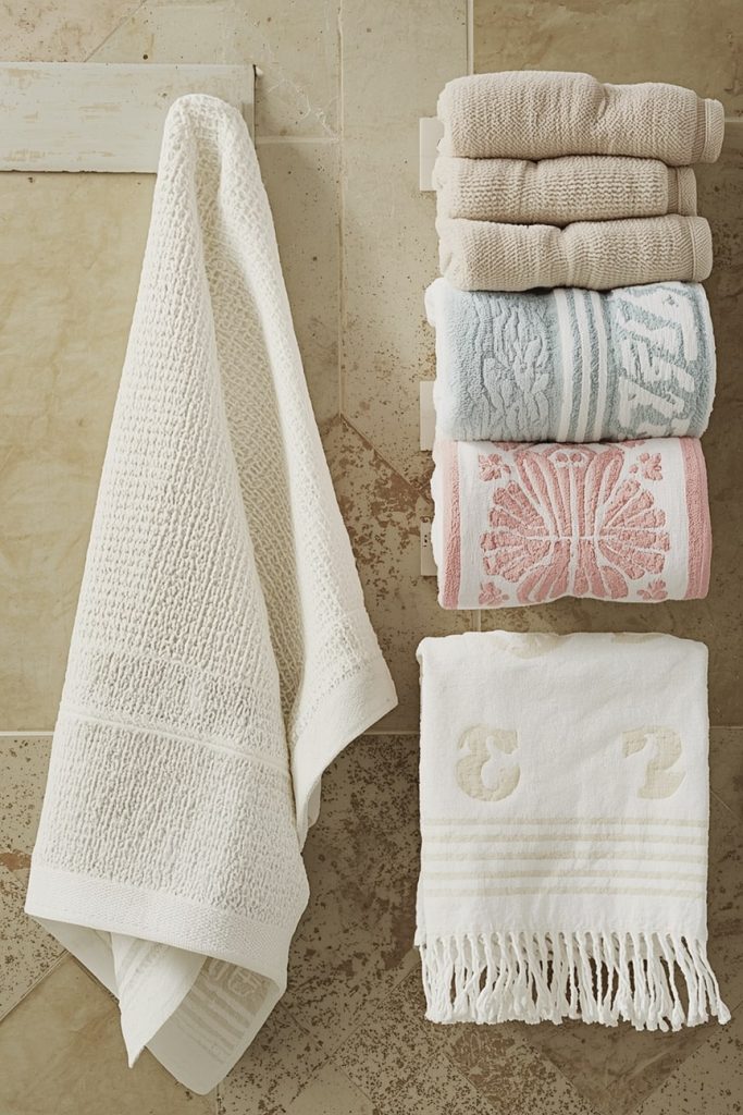 Layered Towels for a Boutique Hotel Look