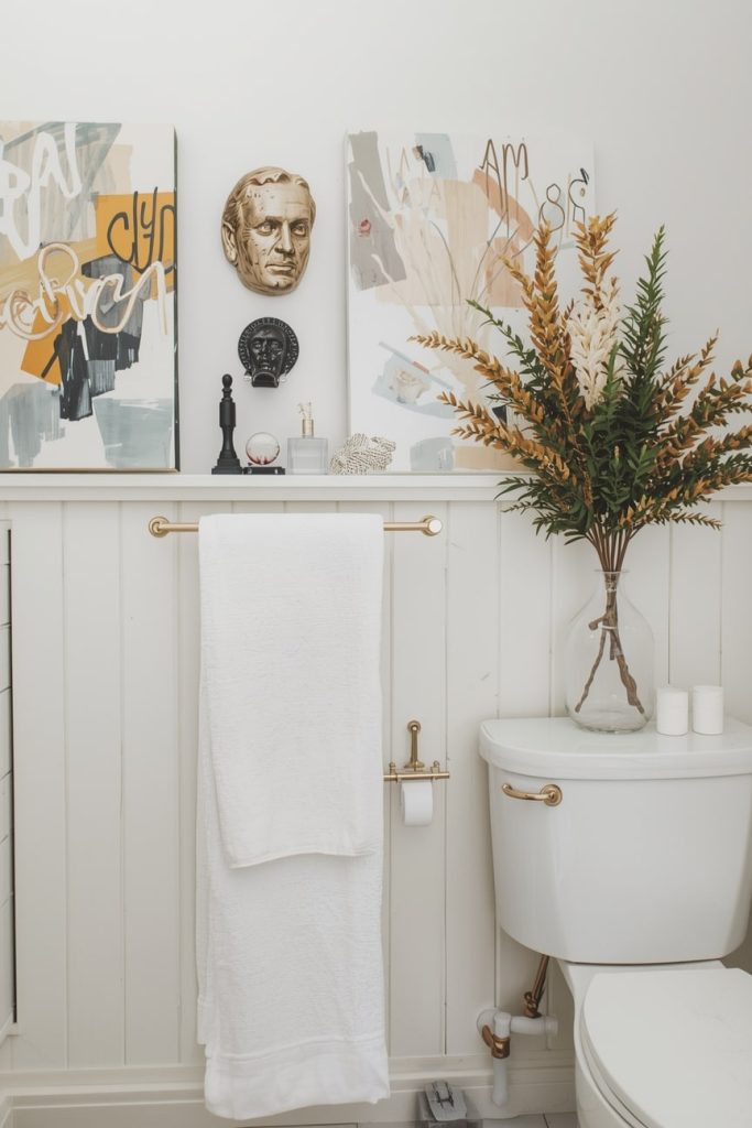 Start With a Bold Shower Curtain — Your Design Anchor