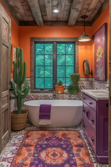 Add Cactus or Succulent Motifs for a Fun Desert Boho Western Twist