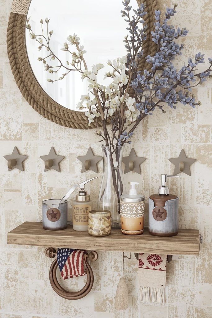 Add Cowboy-Themed Bathroom Accessories to Bring the Look to Life