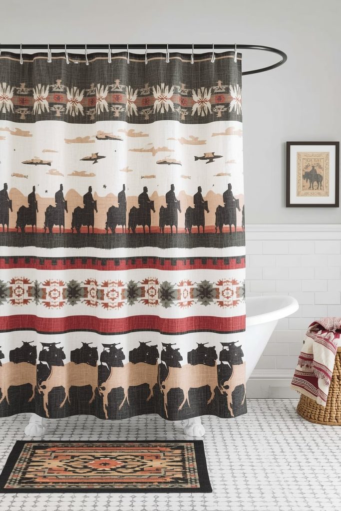 Cowboy Shower Curtain Ideas That Make a Statement
