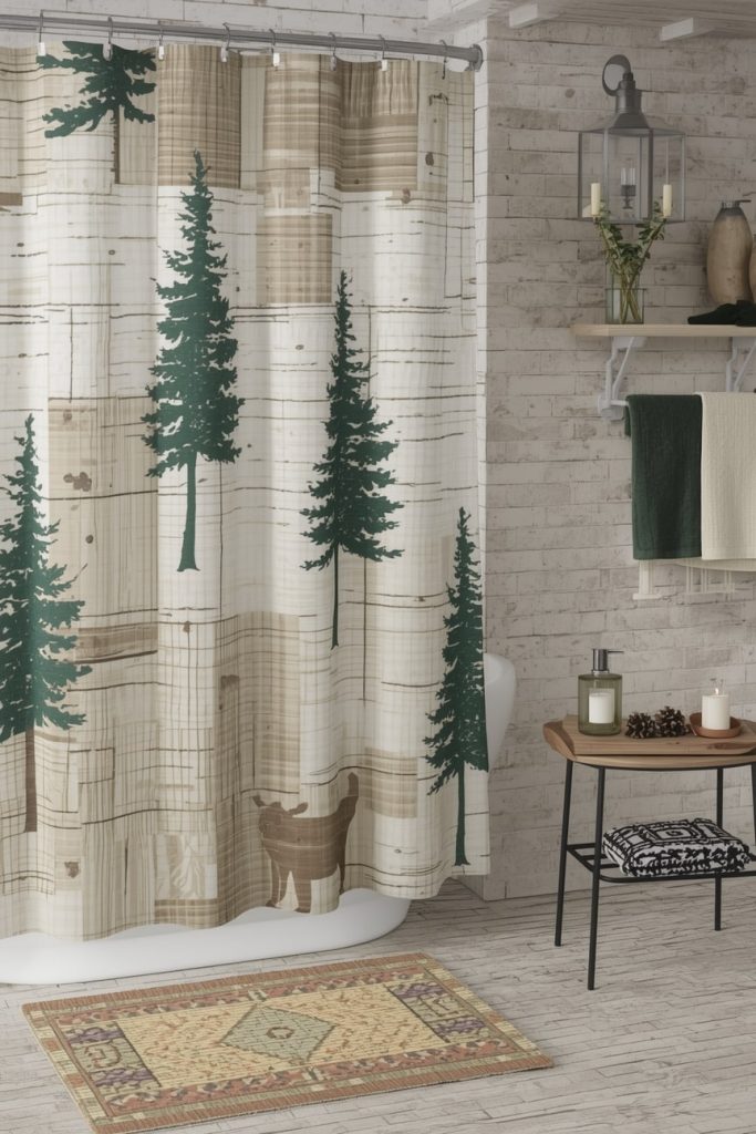 Rustic Cabin Bathroom Décor as the Foundation