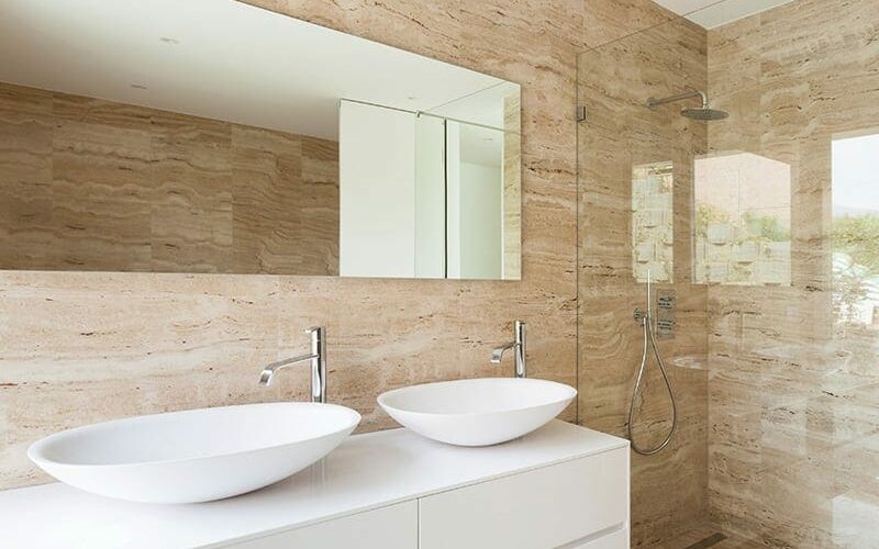 Use Earthy, Matte, or Clay-Colored Tiles