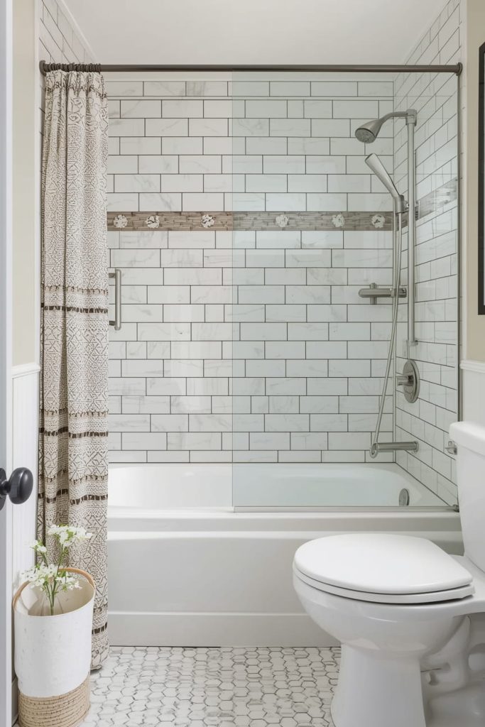 Affordable Small Bathroom Remodel with Tub Updates