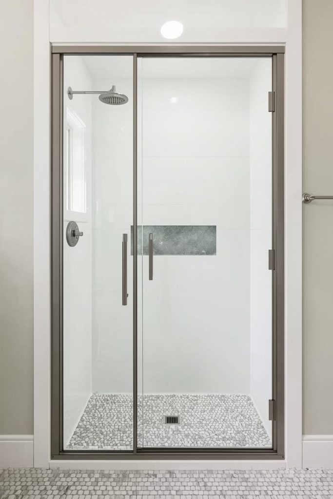 Aluminum Bathroom Door for Modern Durability