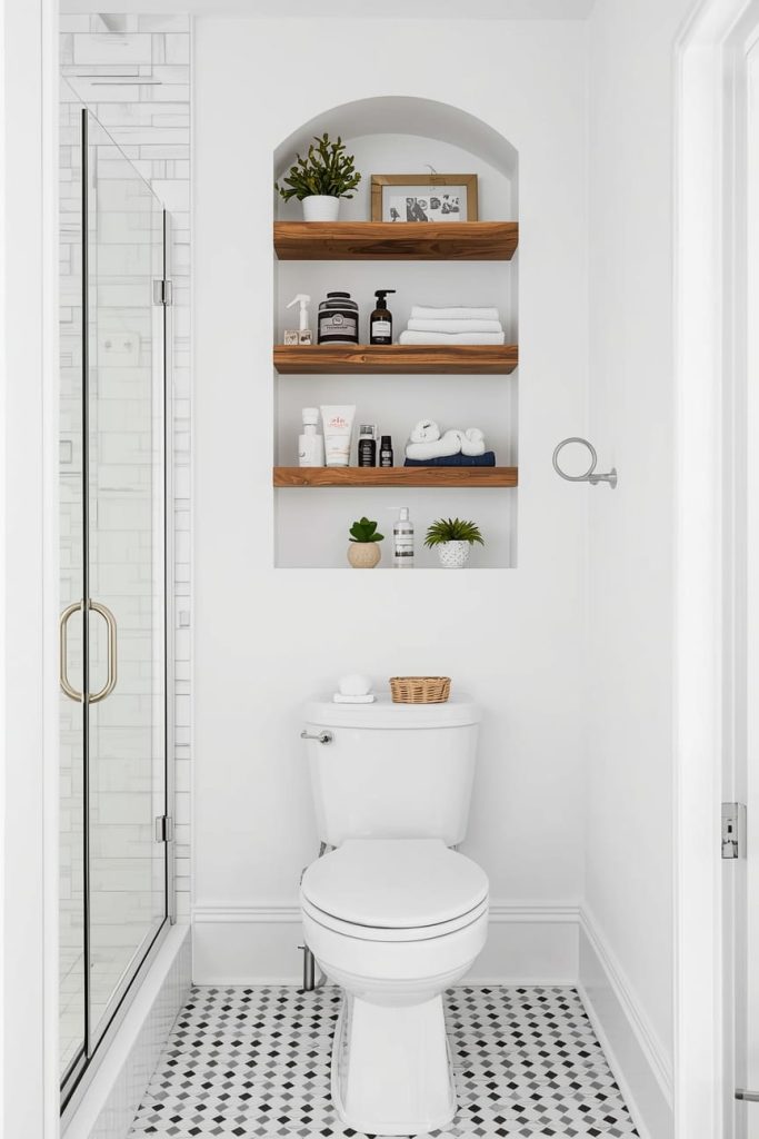 Bathroom Corner Shelves to Maximize Every Inch