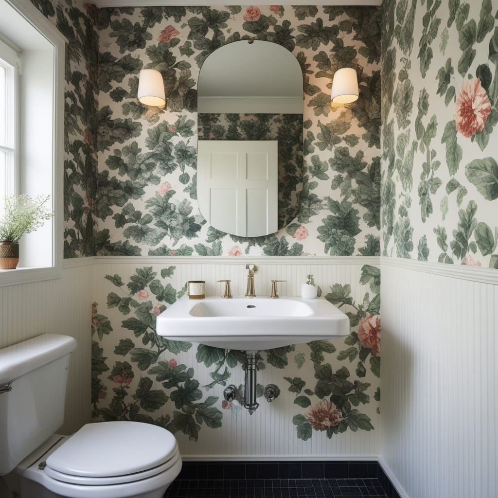 Bathroom Wallpaper Ideas That Add Personality