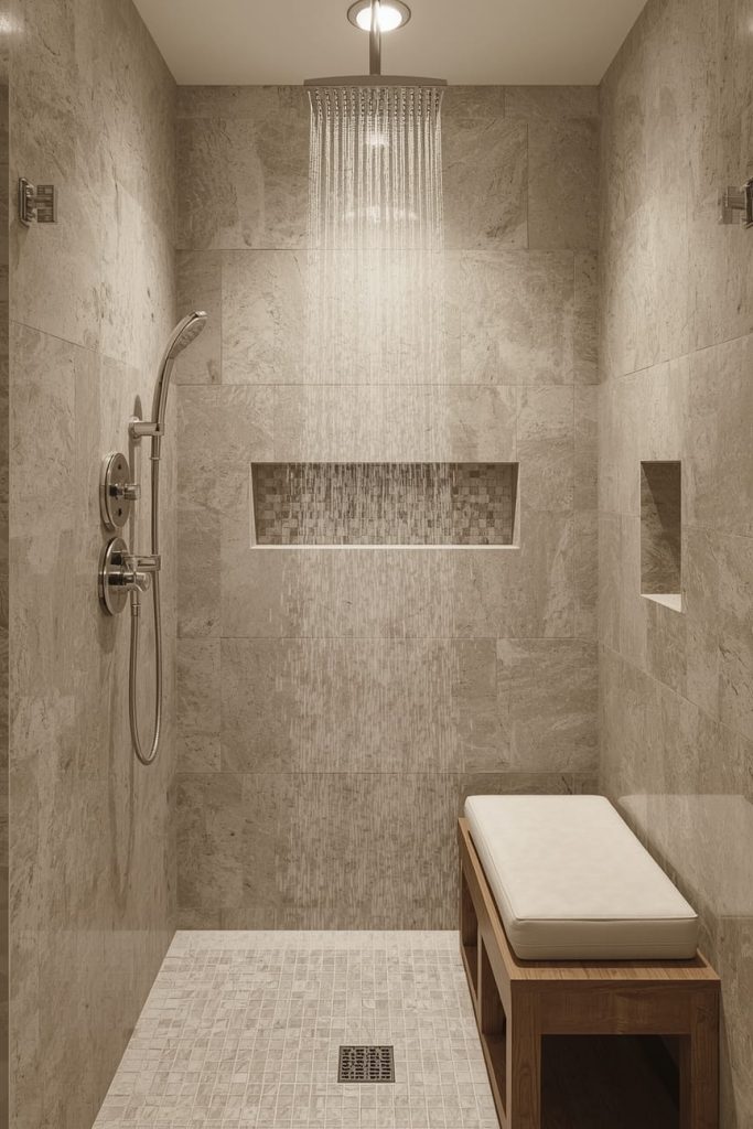 Built-In Shower Niche Ideas for Storage