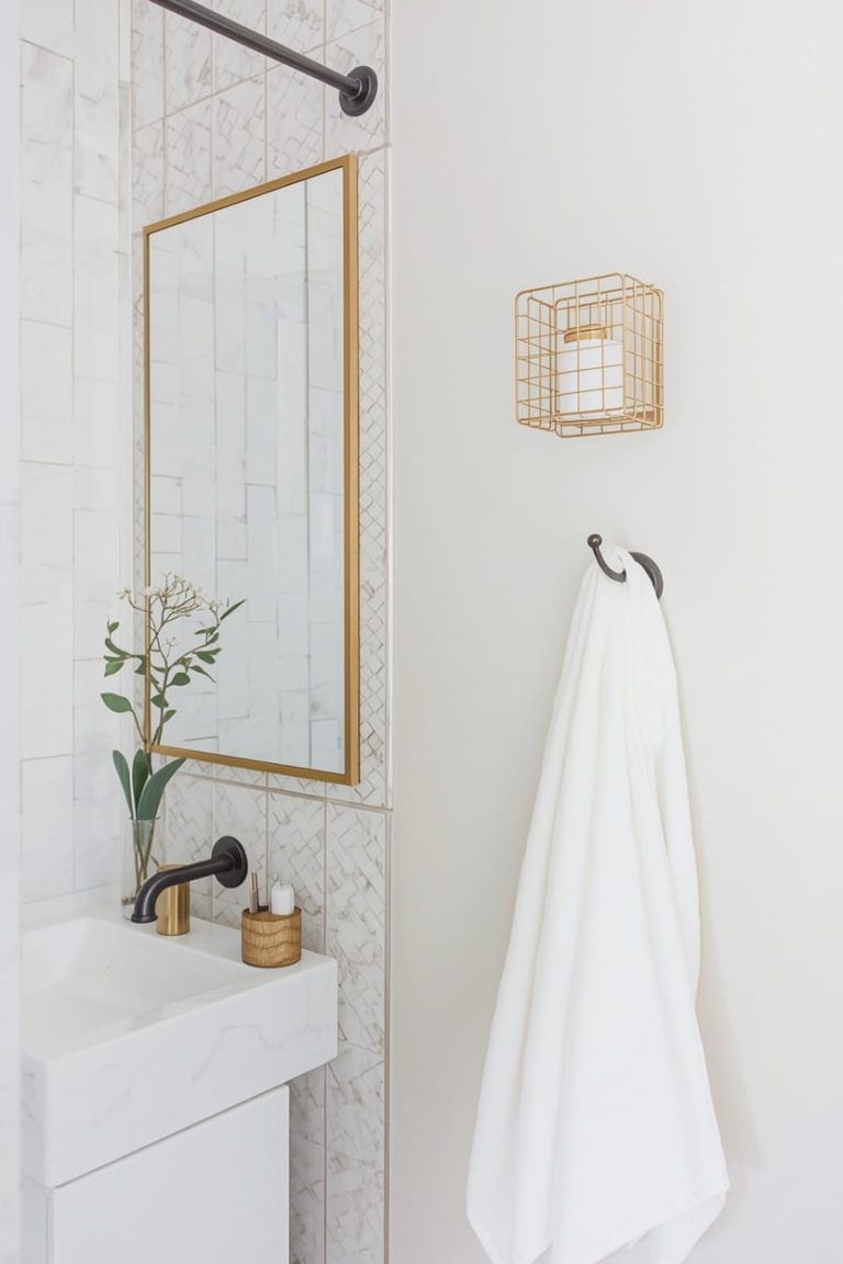 Built-In Towel Niches (Modern Built-In Towel Storage)