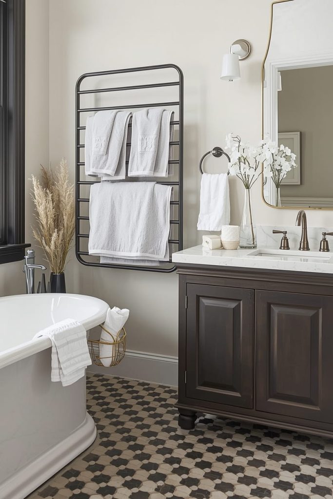  Choose a Neutral Bathroom Color Palette for a Calming Bathroom Design