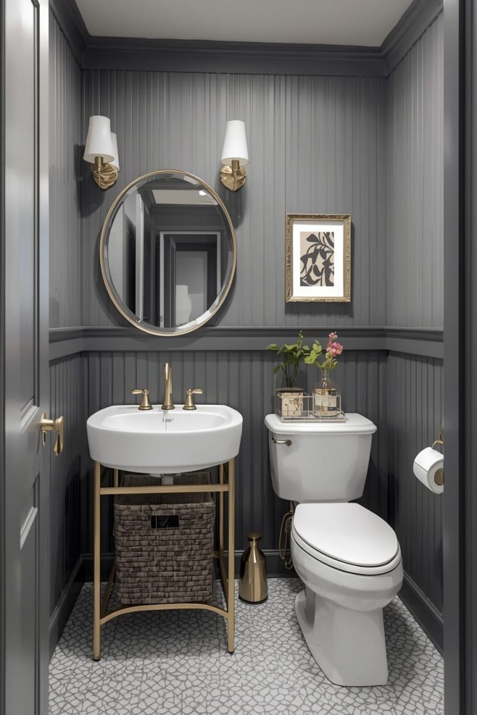 Dark Gray Bathroom Ideas for Bold Elegance